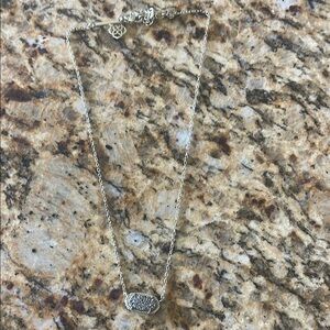 Minimalist Silver Necklace with Dainty Pendant